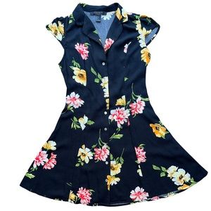 Forever 21 Floral Print Mini Dress